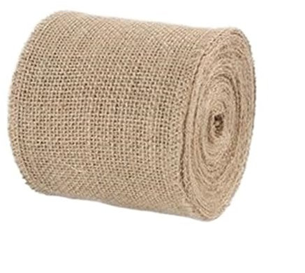 Rouleau de ruban de jute naturelle de 20 m, rouleau de ruban de toile de jute de 3 à 30 cm, chemin de table, fournitures de fête de mariage, décoration de printemps (couleur : largeur 10 cm, taille :