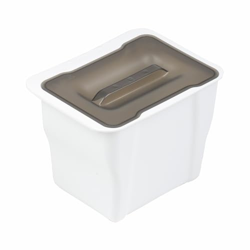 Victory Abfallsammler Küchen-Box 5 Liter weiß Deckel transparent Mülleimer Küche