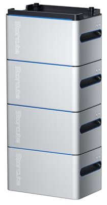 STORCUBE S1000 Batterie Solaire, Système de Stockage Solaire 4096Wh, Connectés au Réseau, Batterie LiFePO4, étanche IP65, Installation Facile