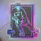 Personalisierte Hockey Spieler LED Spiegel Licht Up Zeichen, benutzerdefinierter Name für Zahl Hockey Wand Kunst Neon Licht, Weihnachten Geburtstag Hockey Geschenk für Männer Jungen