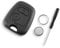 For Peugeot Partner Expert Boxer 107 207 206 308 407 408 and Citroen Xsara Picasso Berlingo Saxo Pluriel C1 C2 C3 C5 2 Buttons Car Key Fob Case (No Blade) Battery CR2016