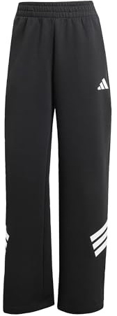 adidas Women's Future Icons Three Stripes Open Hem Pant, Black, XXL