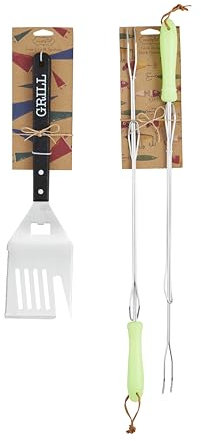 Mud Pie 46300257G - Juego de Pinchos para Parrilla de 55,88 cm, Metal