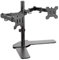 Supporto per Monitor Supporto da scrivania for doppio monitor, supporto indipendente for doppio monitor adatto a 2 schermi fino a 30 pollici, 26,4 libbre, base di montaggio in acciaio VESA Supporto da