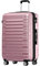 BEIBYE Reisekoffer 2088 Hartschalekoffer Gepäck Koffer Trolley Bordcase Handgepäck M in 14 Farben (Rosa)