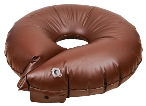 Lyreh Baumbewässerungsbeutel mit Langsamer Freisetzung, 94,63L PVC-Material Automatischer Tropfbewässerungsring für Neu Gepflanzte Kleine Bäume und Sträucher mit Mehreren Stämmen(Braun)