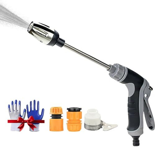 Pressure Washer, 360° Rotating Waterblitz Pressure Washer, 3 Spray Modes, Metal Joints & 7.5m Telescopic Tube for Car/Floor/Wall Cleaning (1 PC)