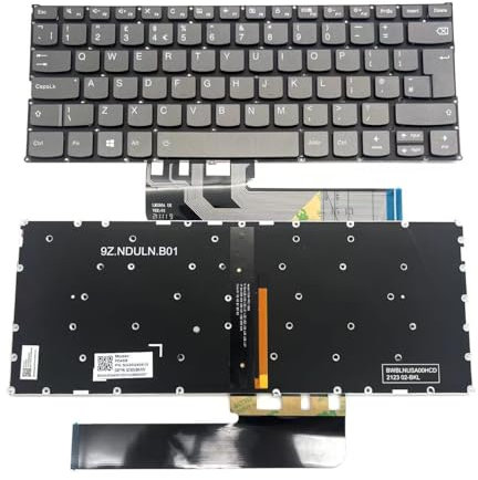 XINDIKBHUB Tastiera UK/retroilluminata per Lenovo Yoga 530-14ARR 530-14IKB 730-13IWL 730-15IKB