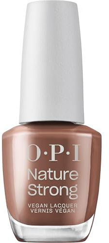 OPI Nature Strong - Esmalte de Uñas Color marrón - Brillo Intenso y de Larga Duración - Tono Make My Bark On The World (15ml)