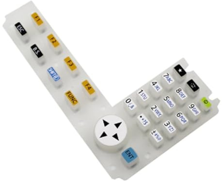 Jooehyer Plastic Soft Button Keyboard for Total Station ES Series LCD Displa Rubber Key Surveying Surveying Instruments Accessories