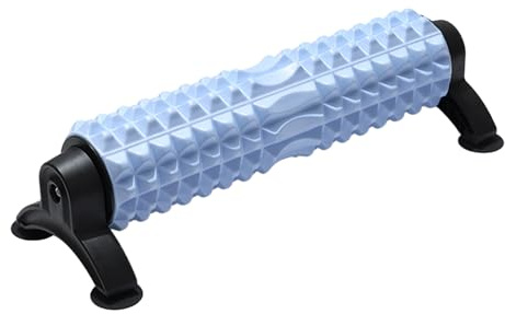 Rolle mit hoher Dichte, tiefer Gewebe-Schaumstoff, 33 x 14 cm, Massagegerät mit Gittermuster, festes EVA-Dehnungsgerät, körperlich mit Triggerpunkten, Erholungshilfe für Yoga und Fitnessstudio