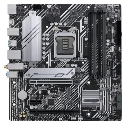 Placa Madre Placa Base Fit For ASUS Prime B560M-A AC LGA1200 Compatible con i9-10900K, i7-10700, i5-10600KF, i5-10400F, i5 10400F, CPU DDR4 5000 MHz, NVME M.2