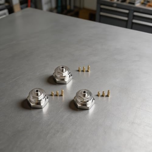 3 Stück Heizungsthermostat-Adapter M30 x 1,0 auf M30 x 1,5 Gewindekonverter Messing Fitting für Heizkörperventile kompatibel mit Oventrop Pre-1998 Modellen Einfache Montage