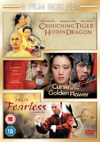 Curse of The Golden Flower / Fearless / Crouching Tiger, Hidden Dragon [3 DVDs] [UK Import]