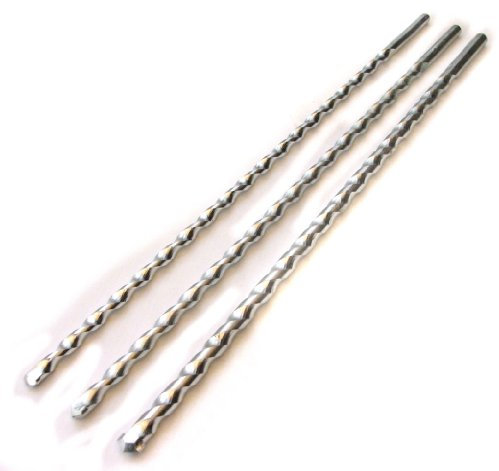 Extra Long SDS Plus Drills 1000mm Masonry Drills 12mm, 16mm & 24mm 3 Piece Kit