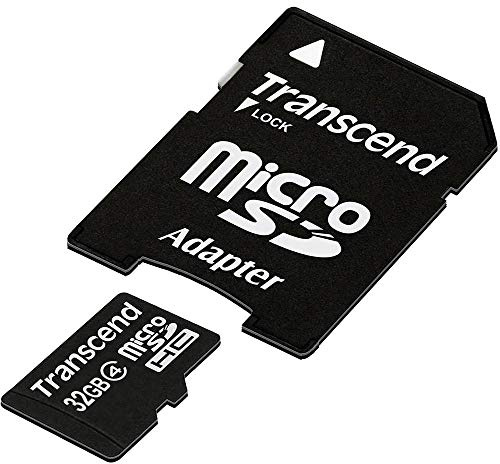 Transcend Micro SDHC 32GB Class 4 Speicherkarte mit SD-Adapter