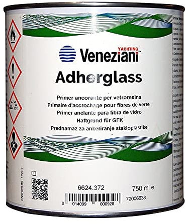 Veneziani - Adherglass Primer ancorante per vetroresina, colore: Rosa, size: 750 ml