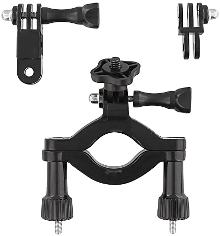 T'nB Röhrenformige Befestigung Fahrrad Motorrad für Sportkamera, Schwarz, SPACBIKE
