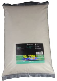 Silbermann Ocean White Sand, Bodengrund in verschiedenen Körnungen und Größen (15 kg fein)