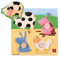 Goula D53069 - Holzpuzzle Bauernhoftiere