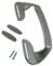 Ufixt Fits Essentials, Frigidaire, Gorenje, Haier, Hoover and Hotpoint Universal Silver Plastic Fridge Freezer Door Grab Handle