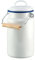 Münder Email Bidon de lait, 2 l, Blanc