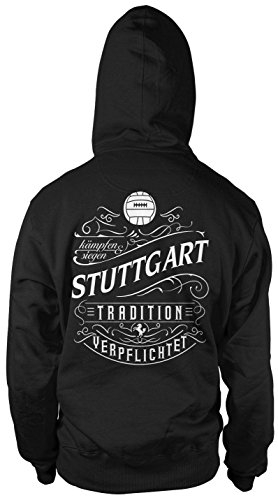 uglyshirt87 Mein Leben Stuttgart Kapuzenpullover | Freizeit | Hobby | Sport | Sprüche | Fussball | Stadt | Männer | Herren | Fan | M1 FB (M)