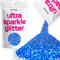 Hemway Ultra Sparkle Glitter - Sapphire Blue | Fine Metallic Flakes for Resin & Epoxy Crafts | Supplies for Tumblers, Festival, Hair, Face, Body, Eye & Nail Art Decoration | 100 g