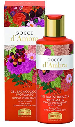 Helan, Gocce d'Ambra, Gel Bagno Doccia Profumato, corpo, 200 mL