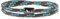 Wind Passion – Paracord Armband aus Seemannsgarn, handgemacht & geflochten | Segeltau Armband, wasserfest, unisex, Blau, Schwarz