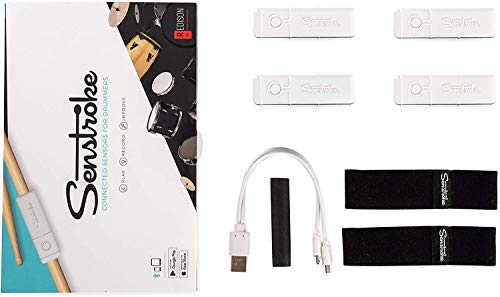 Redison | Senstroke | Pack Standard 4 capteurs, Batterie Electronique Transportable pour Débutants et Professionnels