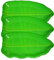 Flair Plato de melamina con forma de hoja de plátano de 14 pulgadas para todas las ocasiones, 3 unidades