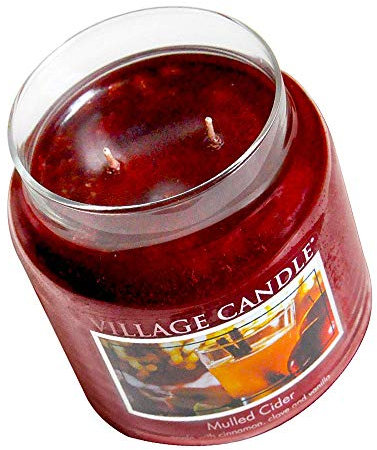 Village Candle - Vela perfumada de sidra Mulled en tarro de cristal, 726 g, edición limitada