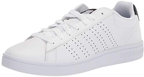 K-Swiss Herren Court Casper Sneaker, Weiß/Schwarz, 47 EU