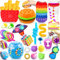 Paochocky Juguetes Sensoriales y Antiestrés, 26PCS Kit para Aliviar el Estrés y la ansiedad con Cubo Infinito para niños y Adultos con Autismo y TDAH