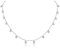 AFSTALR Kette Silber Damen Halskette mit 15 Runden Muster Anhänger Edelstahl Chain Choker Schmuck Geschenke für Frauen Wasserfest Länge 40+5cm