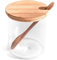 D'CASA Azucarero de Cristal con Tapa de Madera 12 cm (271033)