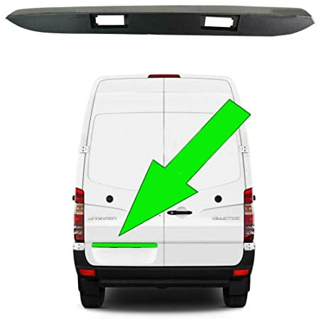 Seintech ABS Plastic - Number Plate Holder Strip - Rear Door Number Plate Light Lamp Holder Strip -Number Plate Holder Compatible Compatible for Mercedes Sprinter W906 2006 On