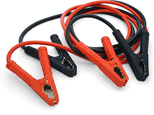 MAXTOOLS JSC480-3.5 Coppia di Cavi per Avviamento di Emergenza, per Auto e Furgoni Benzina e Diesel, Lunghezza cavi 3.5mt, Sezione 25mm2, a Norma DIN 72553, 480 Amps continui, con pratica borsa