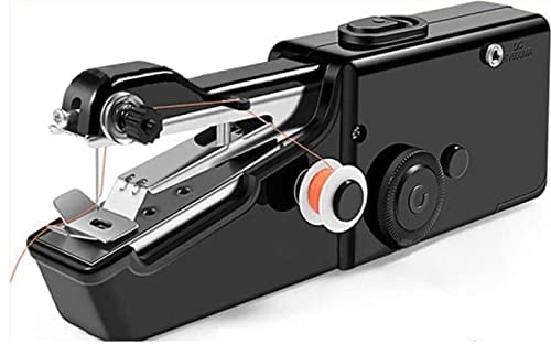 SANON Handnähmaschine, Elektrische Hand Nähmaschine, Mini Nähmaschine Schnellstichwerkzeug, Tragbare Nähmaschine für Heimwerker Zuhause Reisen