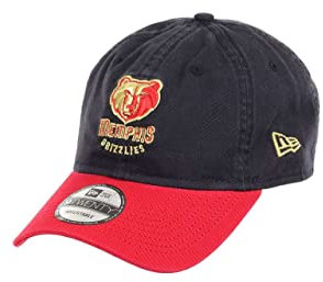 New Era Memphis Grizzlies NBA Team Navy Red 9Twenty Unstructured Strapback Cap - One-Size