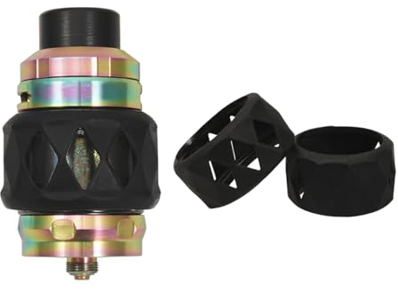 YiTenn Etui de Protection Housse pour zeus sub ohm/Z Mesh RTA/ TFV12 prince,TFV16,18,etc(sans liquides ni recharges,sans nicotine ni tabac)(Lot de 3-Noir)
