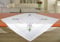 CKM Stickpackung 80 x 80cm Mitteldecke zum Besticken (Lavendel)