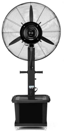 ZCBYBT Ventilador de nebulización Comercial, Ventilador de pulverización Industrial, Ventilador de Suelo Resistente de 3 velocidades con llenado automático de Agua para Garaje de almacén,G750