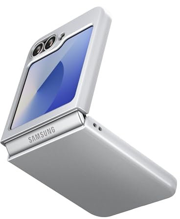 Cresee Case for Samsung Galaxy Z Flip 6 / Z Flip 7 FE, Slim Fit Hard Polycarbonate Cover Phone Case for Galaxy Z Flip6 / Z Flip7 FE, Silver