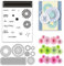QTTRPCU Stanzschablonen Neuheiten 2024, Stampin Up Stempel und Stanzen Set Neu 2024, Stempel und Stanzen Set für DIY Geburtstage Scrapbooking Kunst Handwerk Supplies Stamping
