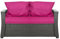 Setgarden® Bankauflage - Outdoor sitzkissen für Gartenbank für polyrattan- Polster Auflage Outdoor - Bankpolster Auflage für Sitzbank Rattan Hollywoodschaukel (Rosa, 110x50x50cm)