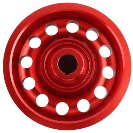 Puleggia 'albero motore in alluminio chiaro