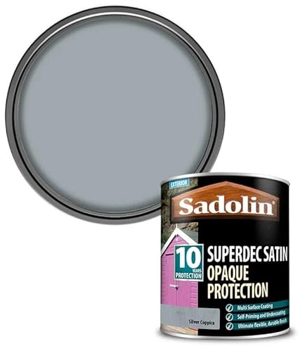 Sadolin Superdec Satin Opaque Wood Protection - Silver Coppice - 2.5L