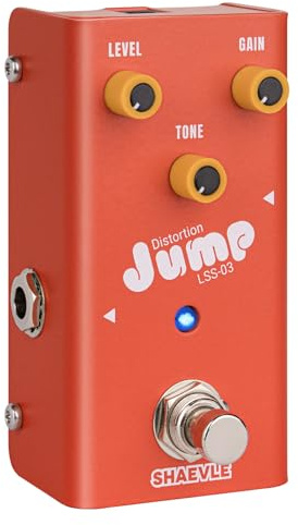 Crunch Distortion Guitar Pedal Crunch-Style Mini Effektpedal True Bypass | Vollanaloge Schaltung, Kompakte Design for Classic Amp-Like Drive JUMP (Crunch Distortion)
